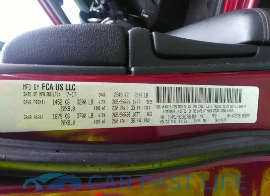 1C4RJFAG3HC781464# 9