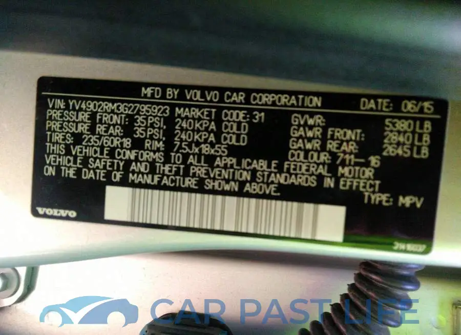 YV4902RM3G2795923# 9