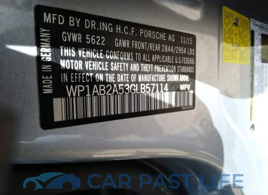 WP1AB2A53GLB57114# 9