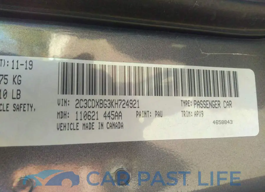 2C3CDXBG3KH724921# 9