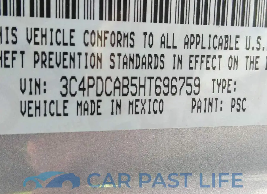 3C4PDCAB5HT696759# 9