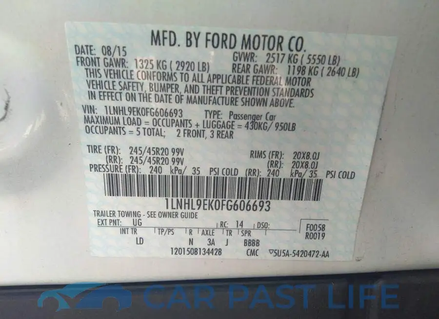 1LNHL9EK0FG606693# 9