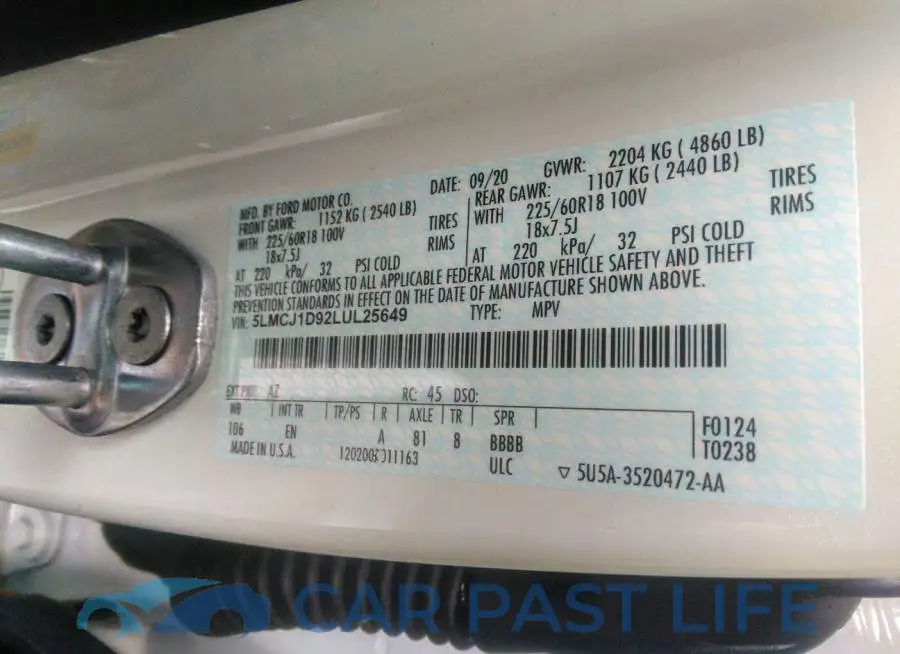 5LMCJ1D92LUL25649# 9