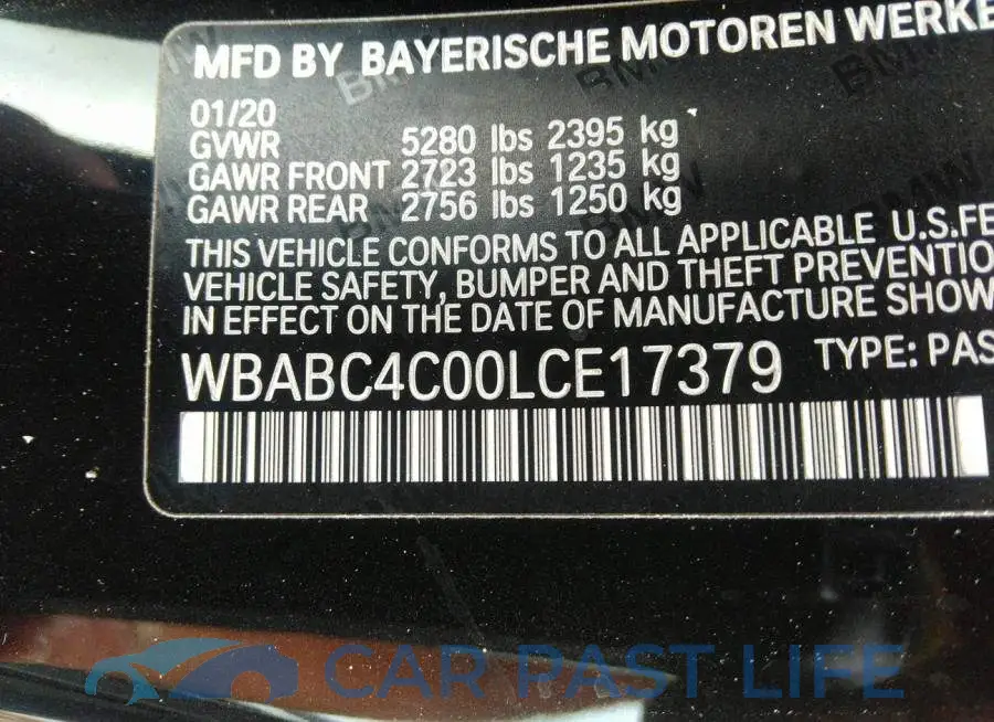 WBABC4C00LCE17379# 9