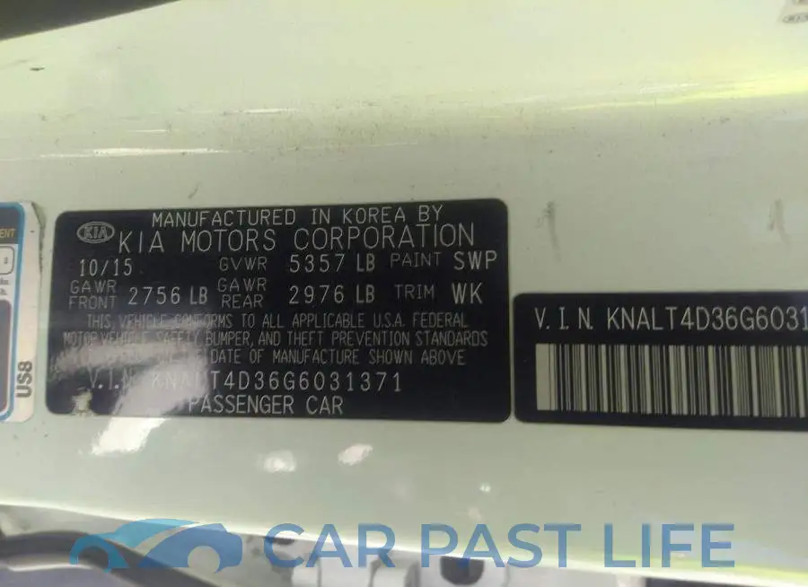 KNALT4D36G6031371# 9