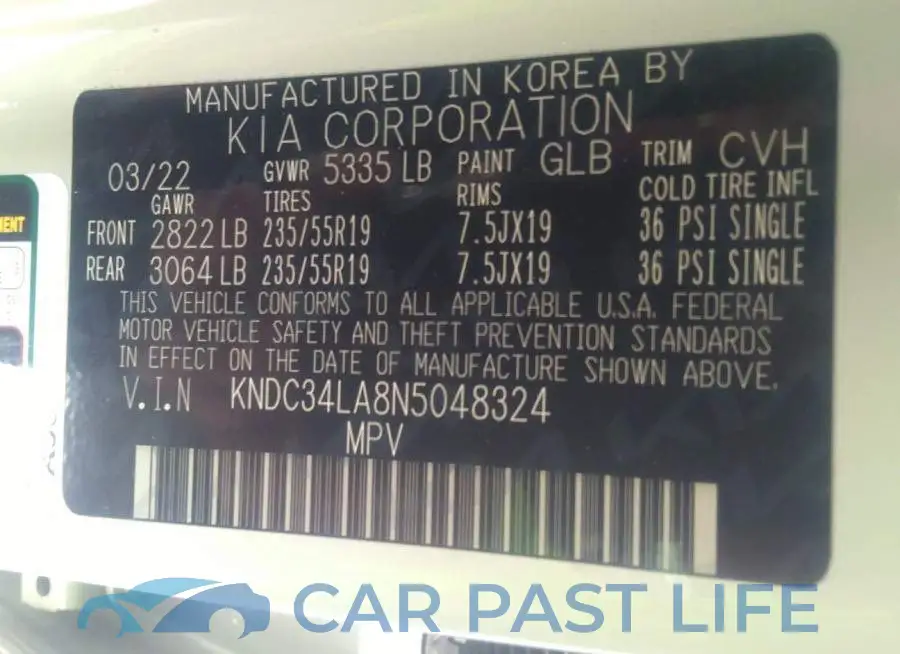 KNDC34LA8N5048324# 9