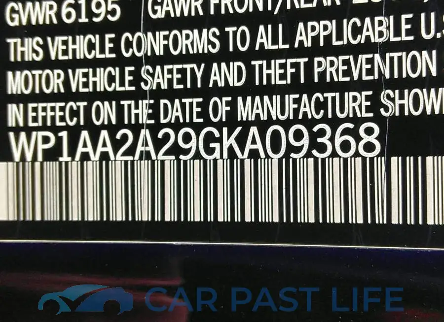 WP1AA2A29GKA09368# 9