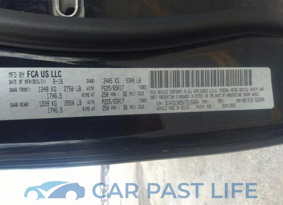 3C4PDCAB5HT516664# 9