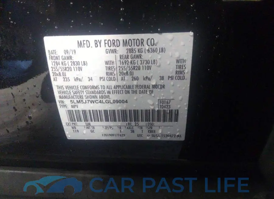 5LM5J7WC4LGL09004# 9