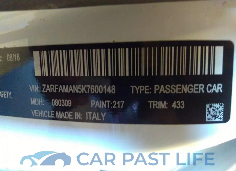 ZARFAMAN5K7600148# 9