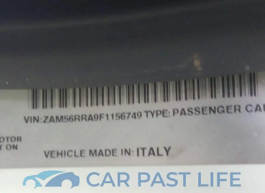 ZAM56RRA9F1156749# 9