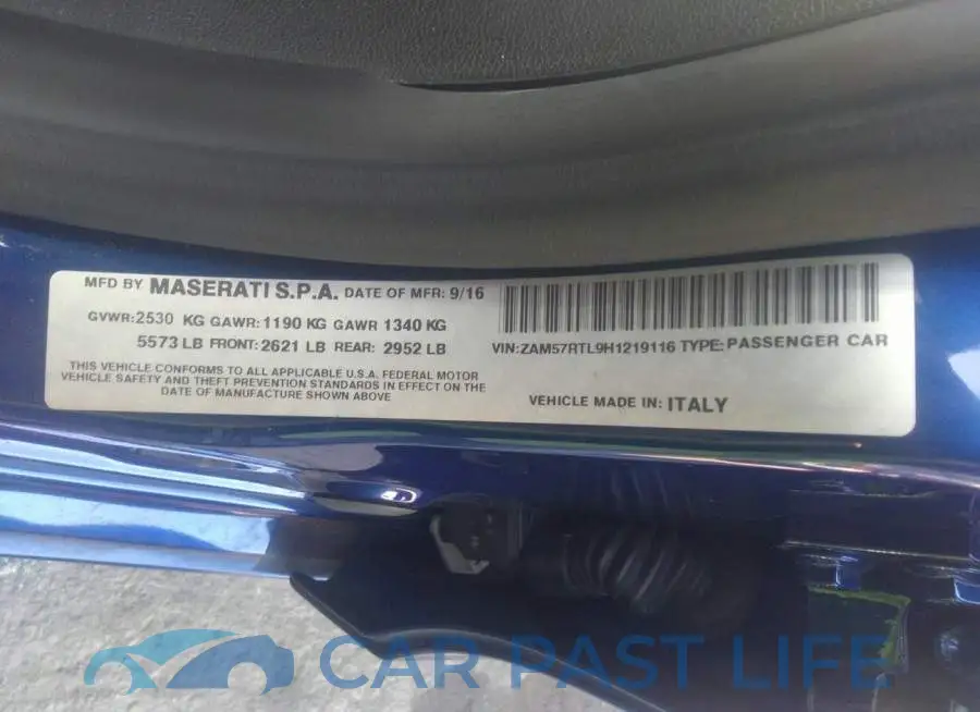 ZAM57RTL9H1219116# 9