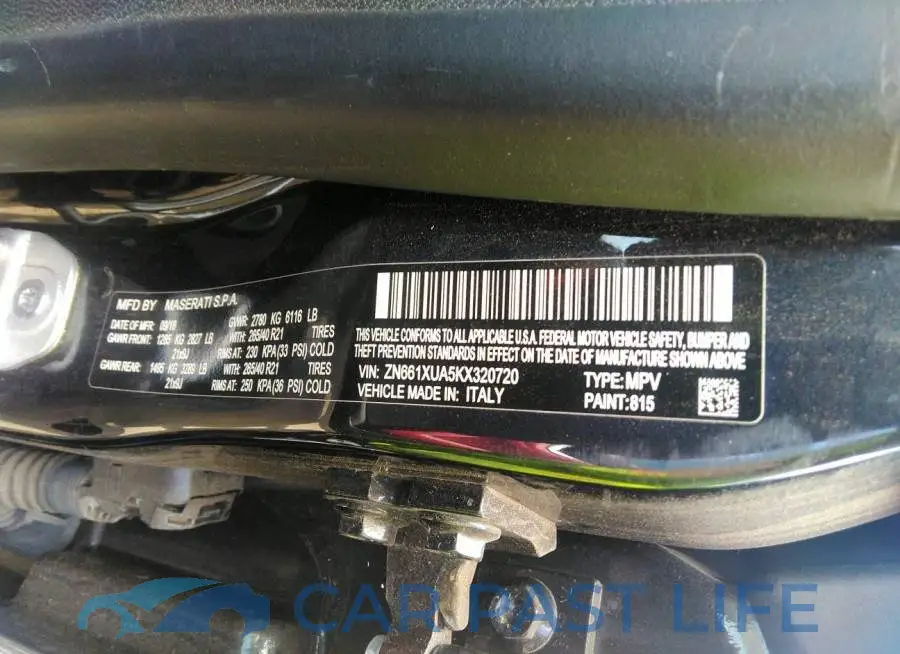 ZN661XUA5KX320720# 9
