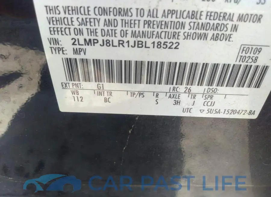 2LMPJ8LR1JBL18522# 9
