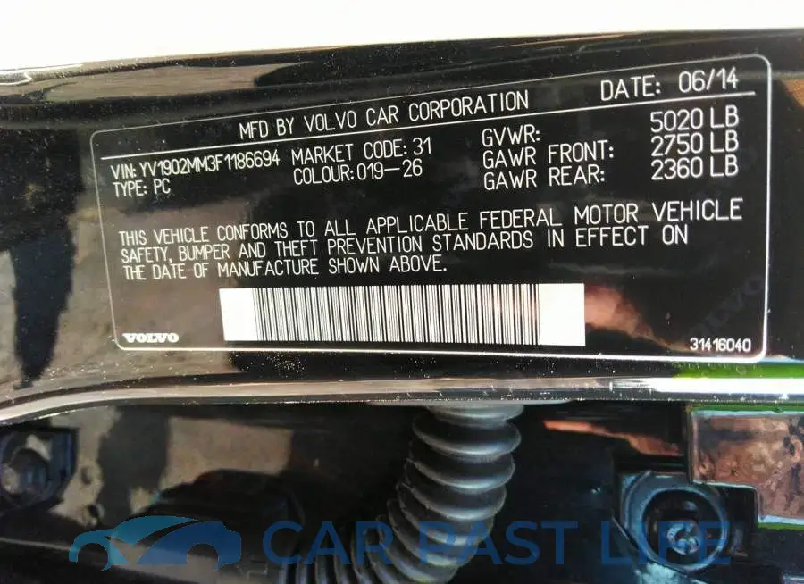 YV1902MM3F1186694# 9