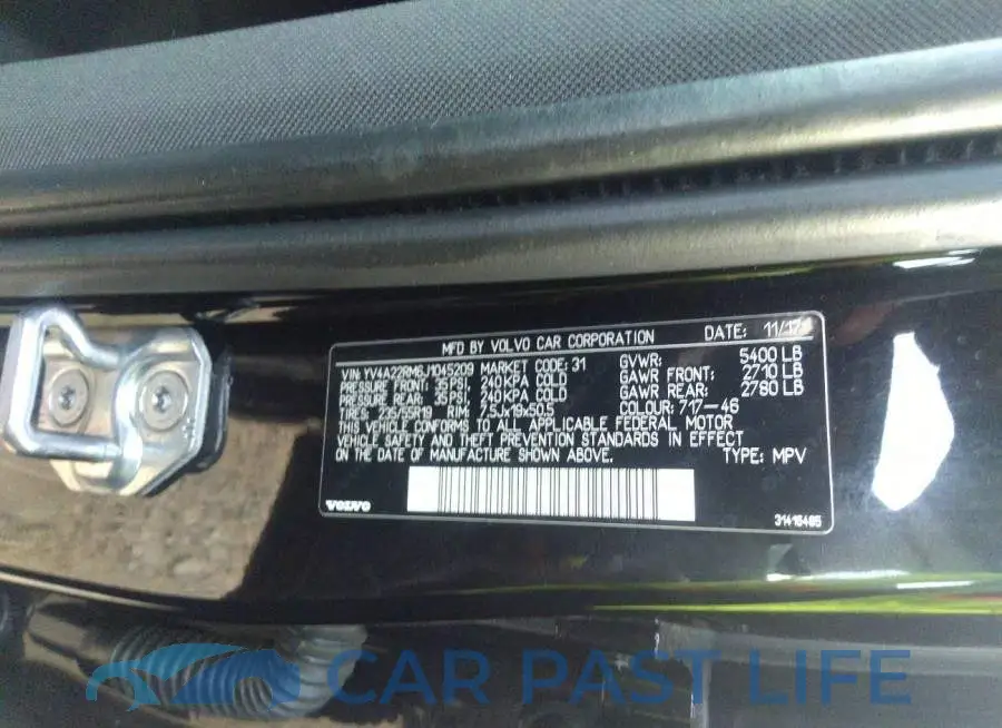 YV4A22RM6J1045209# 9