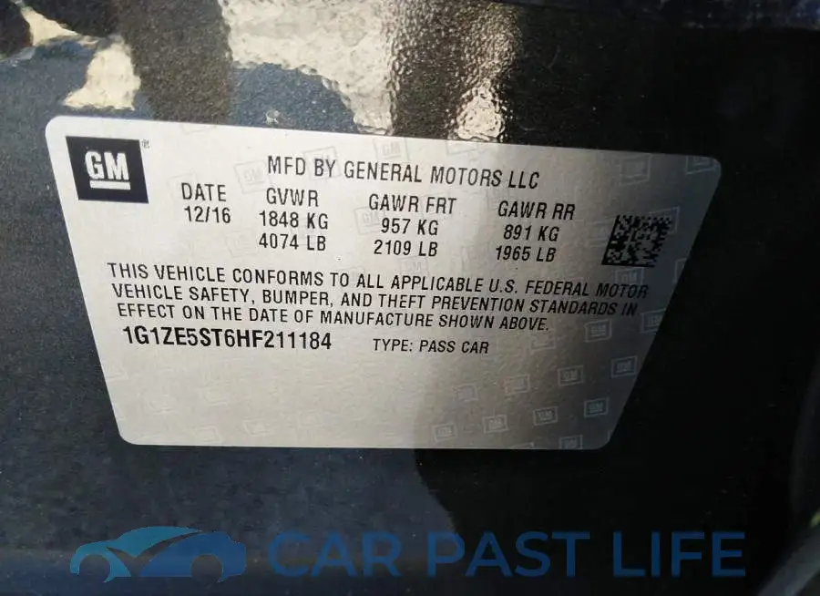 1G1ZE5ST6HF211184# 9