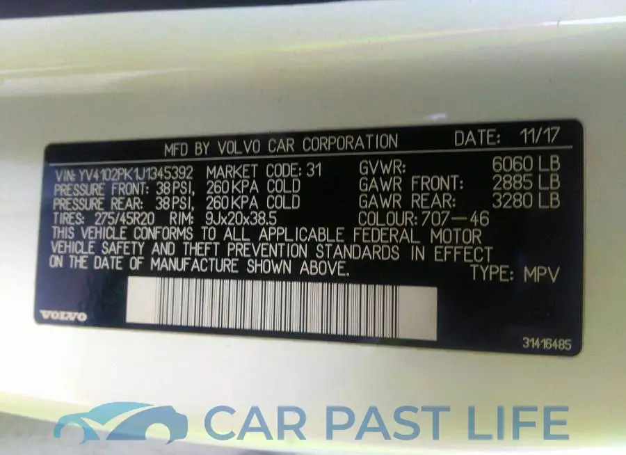 YV4102PK1J1345392# 9