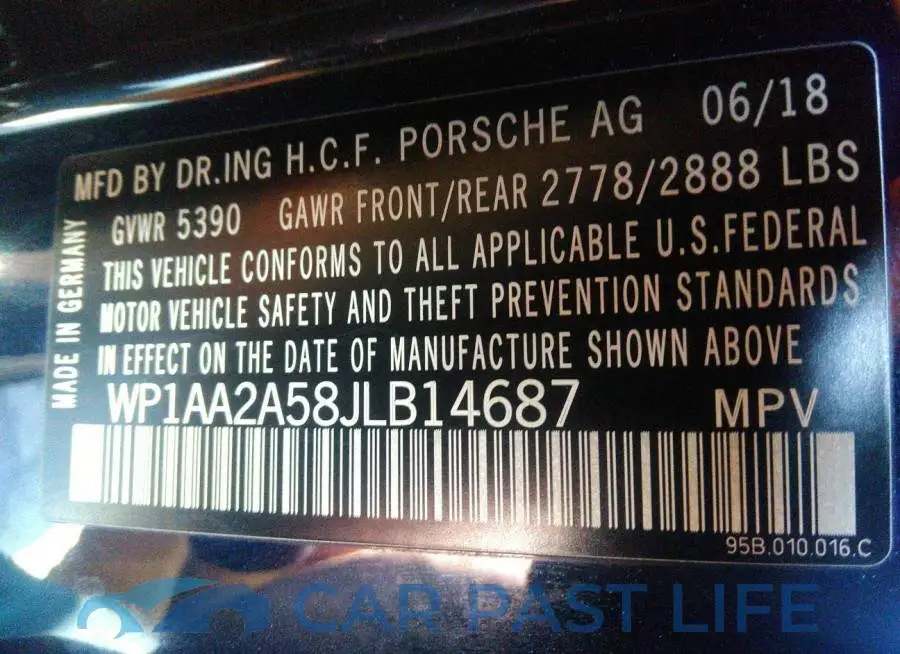 WP1AA2A58JLB14687# 9