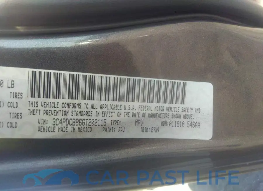 3C4PDCBB6GT202115# 9