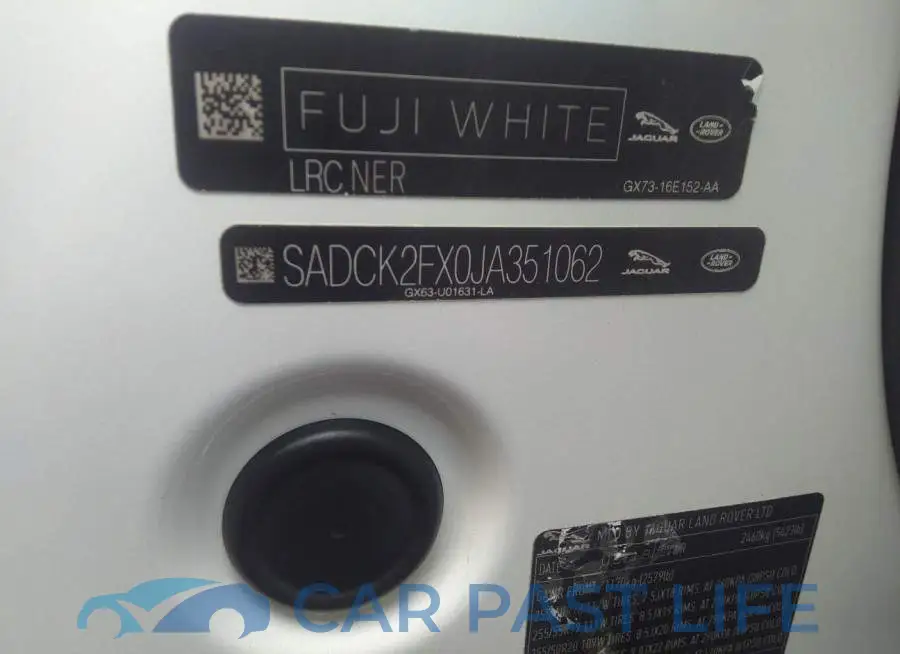 SADCK2FX0JA351062# 9