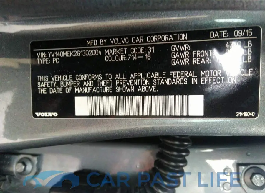 YV140MEK2G1302004# 9