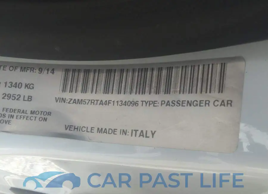 ZAM57RTA4F1134096# 9