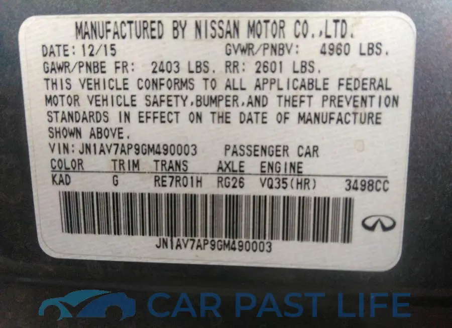 JN1AV7AP9GM490003# 9