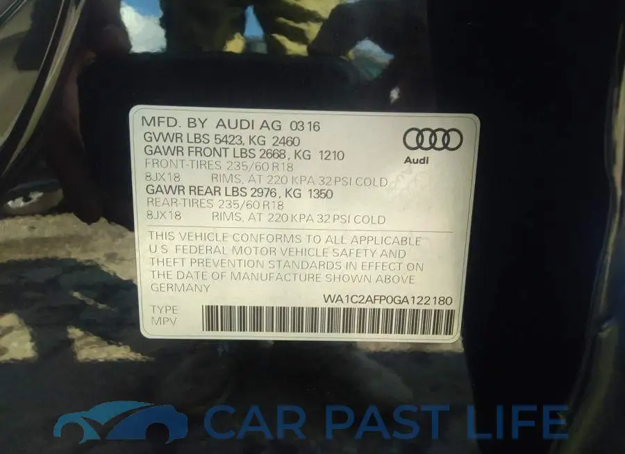 WA1C2AFP0GA122180# 9