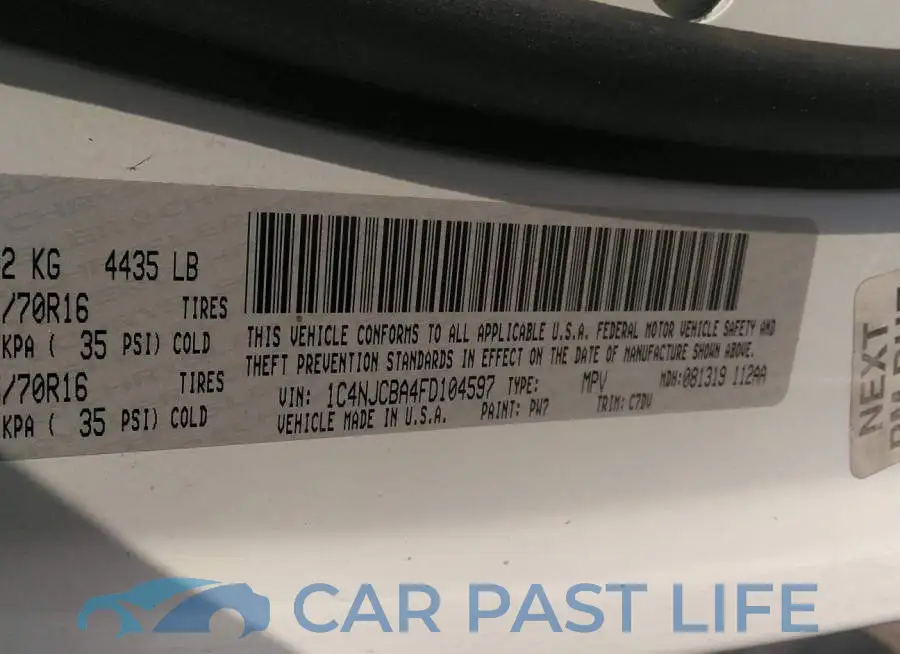 1C4NJCBA4FD104597# 9