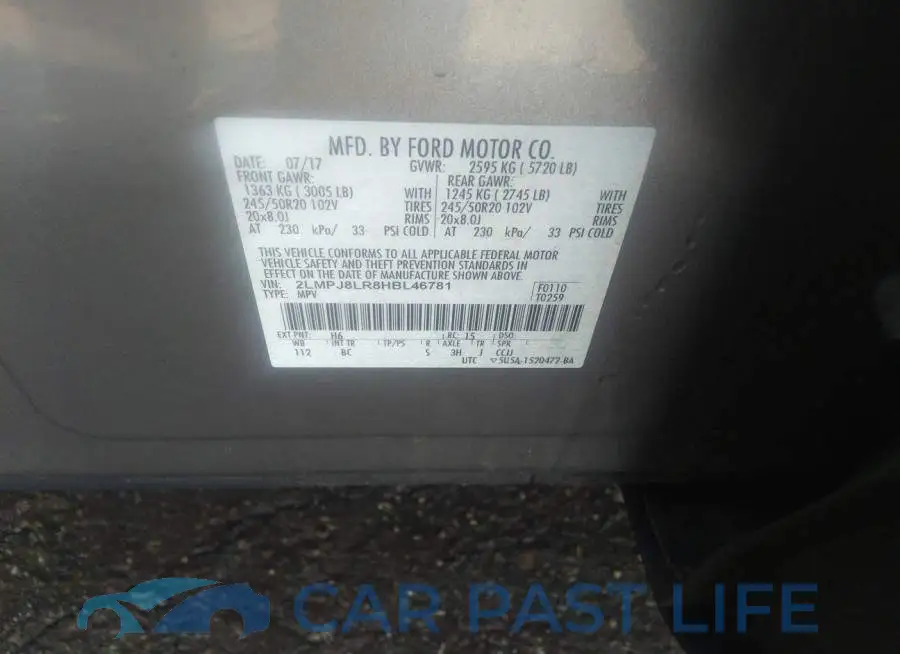 2LMPJ8LR8HBL46781# 9