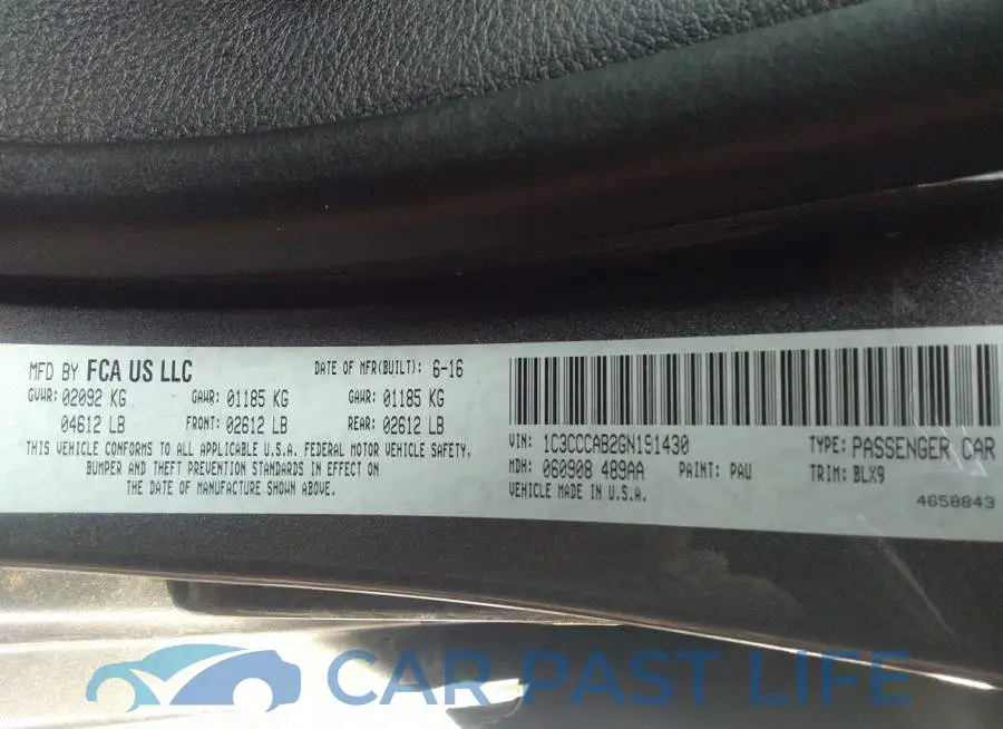 1C3CCCAB2GN191430# 9