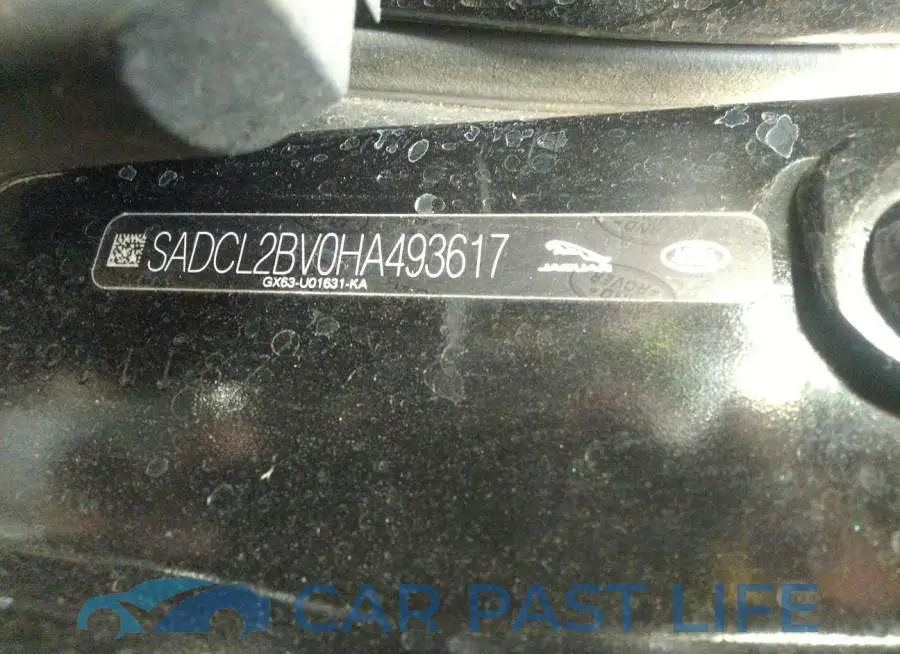 SADCL2BV0HA493617# 9