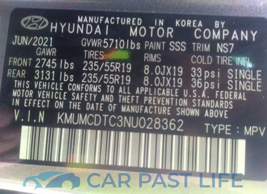 KMUMCDTC3NU028362# 9