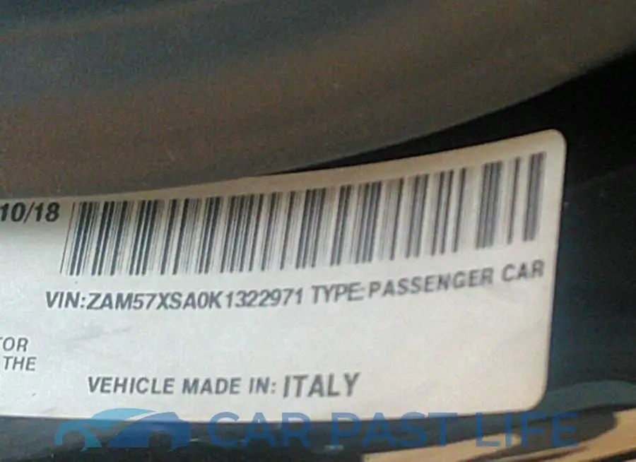 ZAM57XSA0K1322971# 9