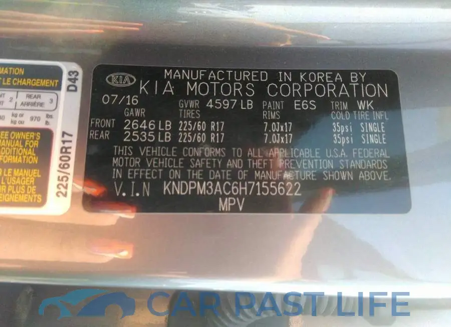 KNDPM3AC6H7155622# 9