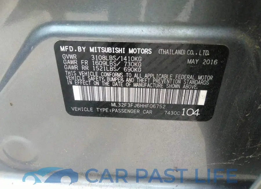 ML32F3FJ6HHF06752# 9
