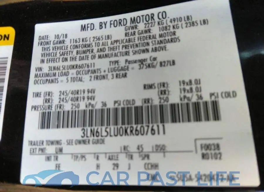 3LN6L5LU0KR607611# 9