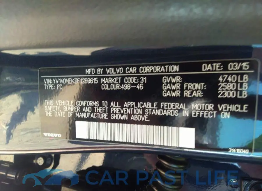 YV140MEK9F1269615# 9