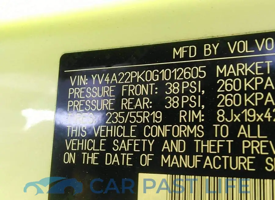 YV4A22PK0G1012605# 9