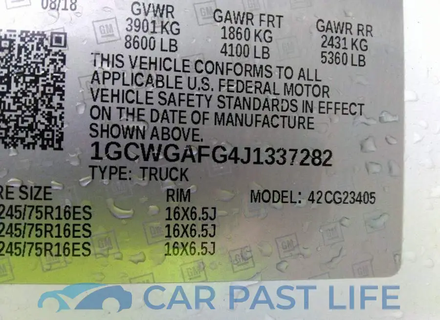 1GCWGAFG4J1337282# 9
