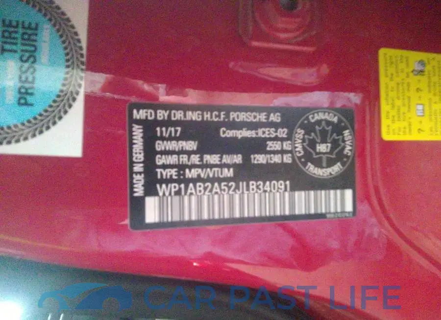 WP1AB2A52JLB34091# 9