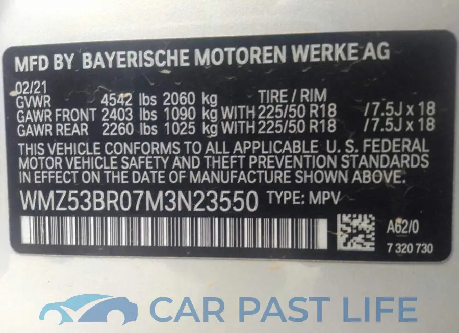 WMZ53BR07M3N23550# 9