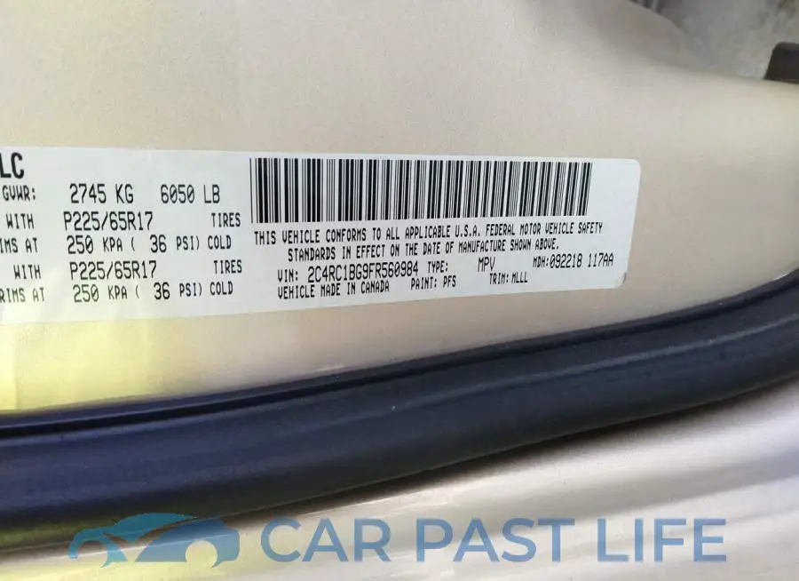2C4RC1BG9FR560984# 9