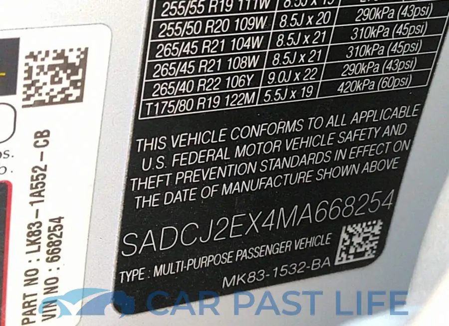 SADCJ2EX4MA668254# 9