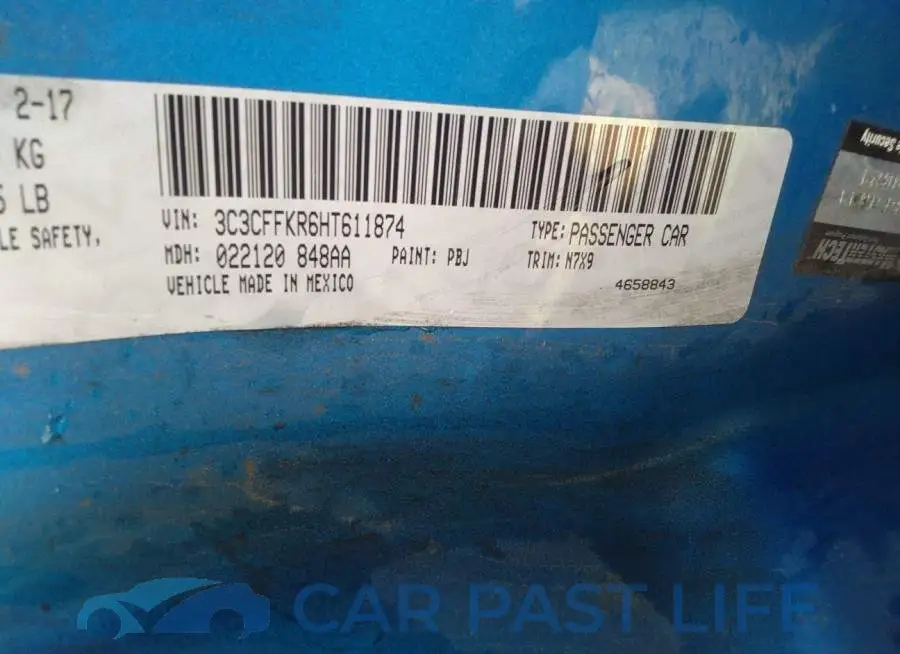 3C3CFFKR6HT611874# 9