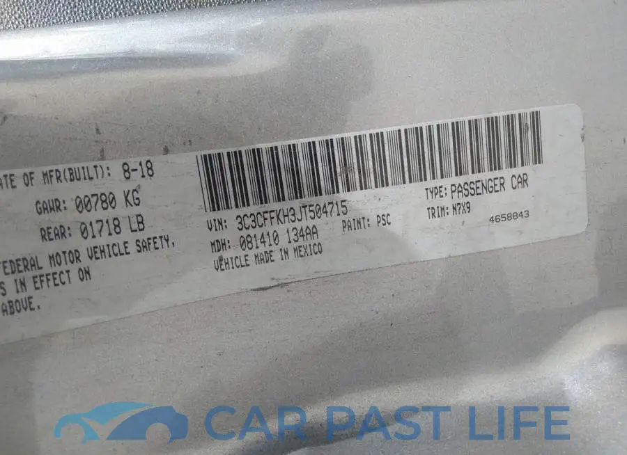 3C3CFFKH3JT504715# 9