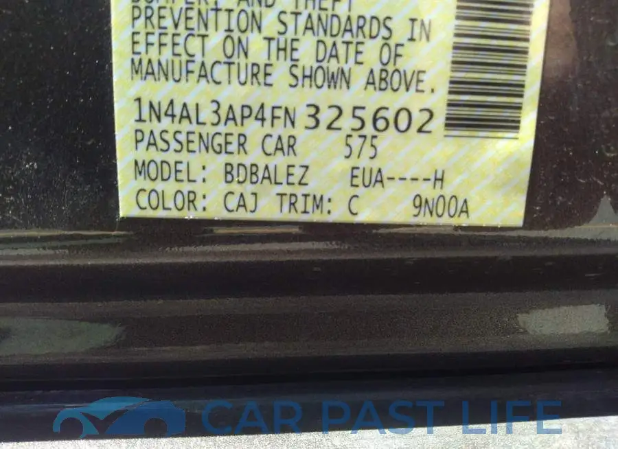 1N4AL3AP4FN325602# 9
