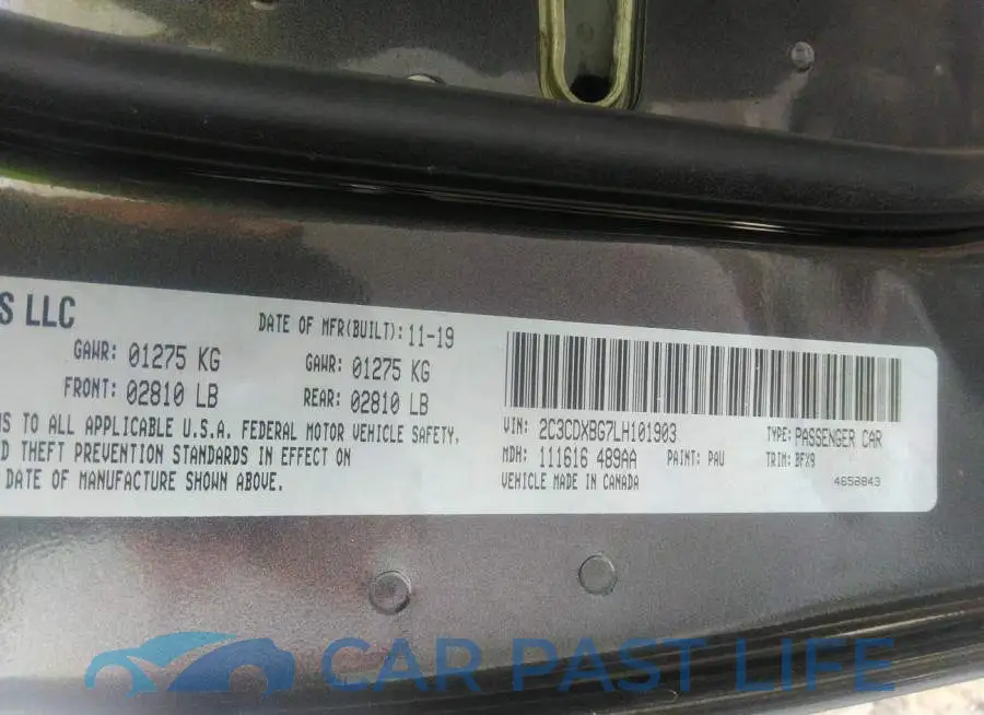 2C3CDXBG7LH101903# 9