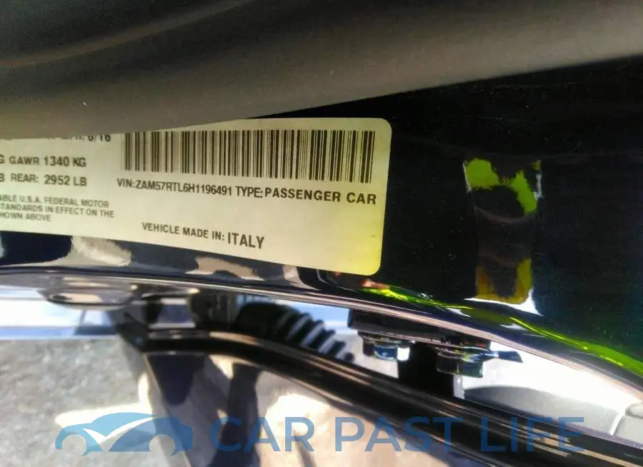 ZAM57RTL6H1196491# 9